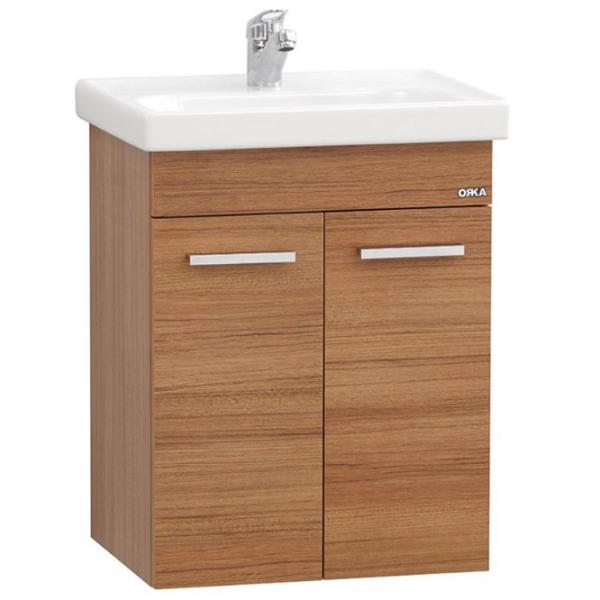 Seturi mobilă de baie Orka Enez 55 MDF/ Brown photo 1