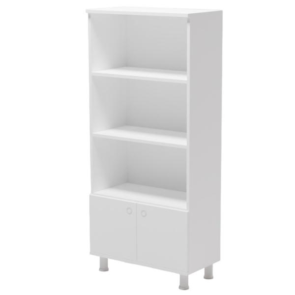 Dulap cu polițe Smartex Mediu 151.4 x 70 x 35/ PAL/ White photo 1