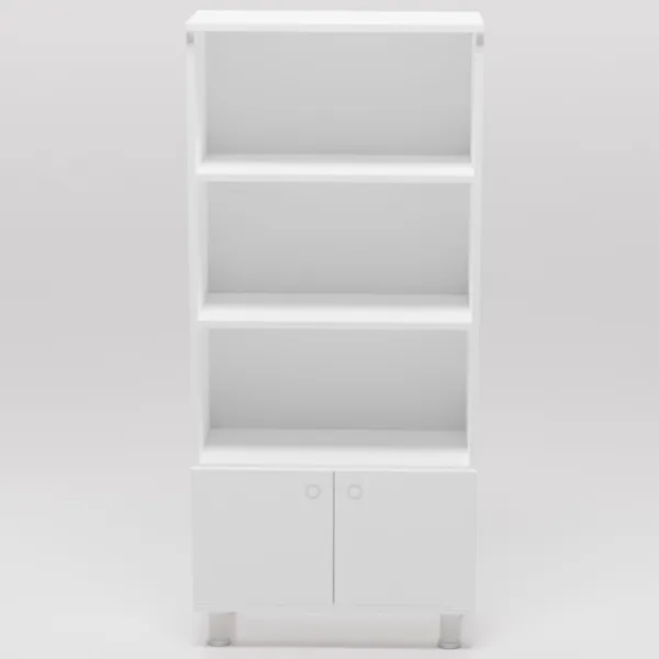 Dulap cu polițe Smartex Mediu 151.4 x 70 x 35/ PAL/ White photo 2