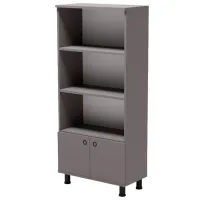 Шкаф с полками Smartex Mediu 151.4 x 70 x 35см/ ДСП/ Grafit