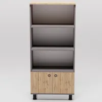 Dulap cu polițe Smartex Mediu 151.4 x 70 x 35/ PAL/ Stejar închis photo 2