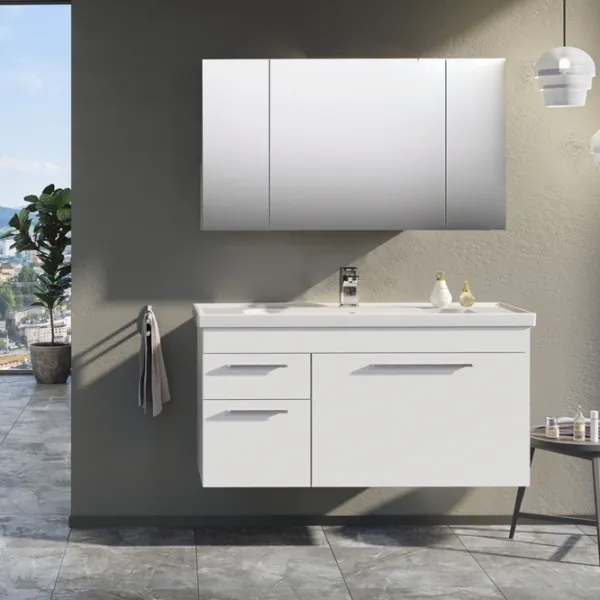 Seturi mobilă de baie Orka Enez 100 MDF/ White photo 2