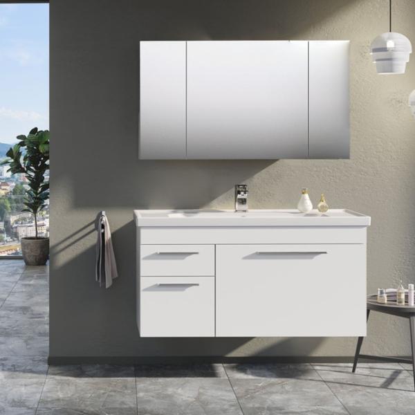 Seturi mobilă de baie Orka Enez 100 MDF/ White photo 2