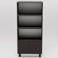 Dulap cu polițe Smartex Mediu 151.4 x 70 x 35/ PAL/ Black photo 2