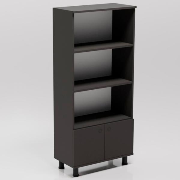 Dulap cu polițe Smartex Mediu 151.4 x 70 x 35/ PAL/ Black photo 3