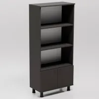 Dulap cu polițe Smartex Mediu 151.4 x 70 x 35/ PAL/ Black photo 3