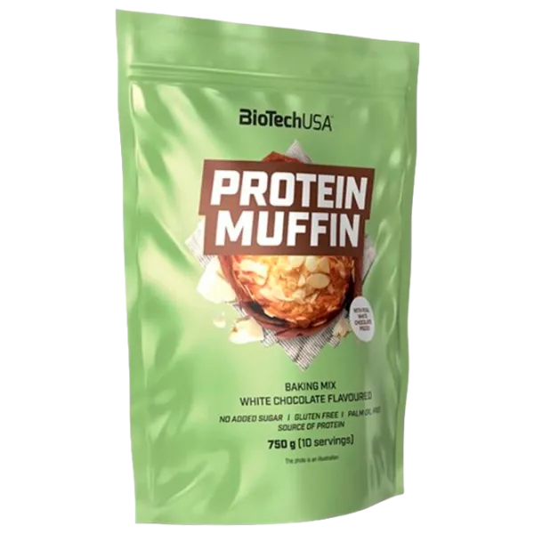 Proteină BioTechUSA Protein Muffin 750 g (5999076240791) praf/ Ciocolată albă photo 1 Proteină BioTechUSA Protein Muffin 750 g (5999076240791) praf/ Ciocolată albă photo 1