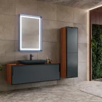 Seturi mobilă de baie Orka Craft Kompact 80 MDF/ Antracit photo 2