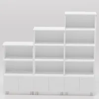 Dulap cu polițe Smartex Set 187.3 x 210 x 35/ PAL/ White photo 2