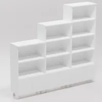 Dulap cu polițe Smartex Set 187.3 x 210 x 35/ PAL/ White photo 3