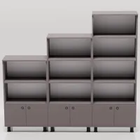Dulap cu polițe Smartex Set 187.3 x 210 x 35/ PAL/ Grafit photo 2