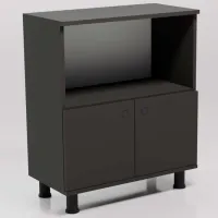 Комод для офиса Smartex Printer 80 x 70 x 35см / ДСП / Черный photo 3