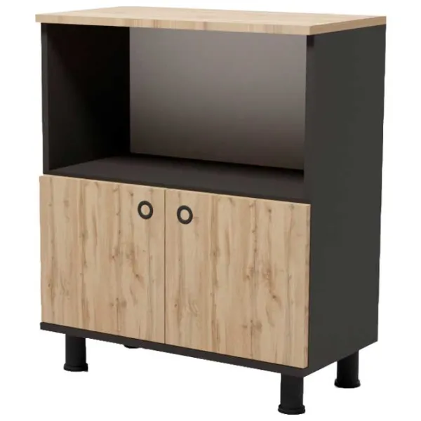 Комод для офиса Smartex Printer 80 x 70 x 35см/ ДСП/ Черный photo 1