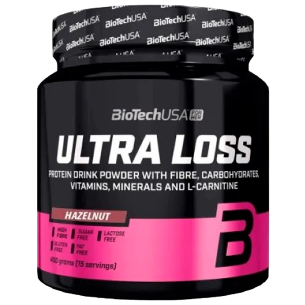 Proteină BioTechUSA Ultra Loss 450 g (5999076228010) praf/ Alune photo 1 Proteină BioTechUSA Ultra Loss 450 g (5999076228010) praf/ Alune photo 1