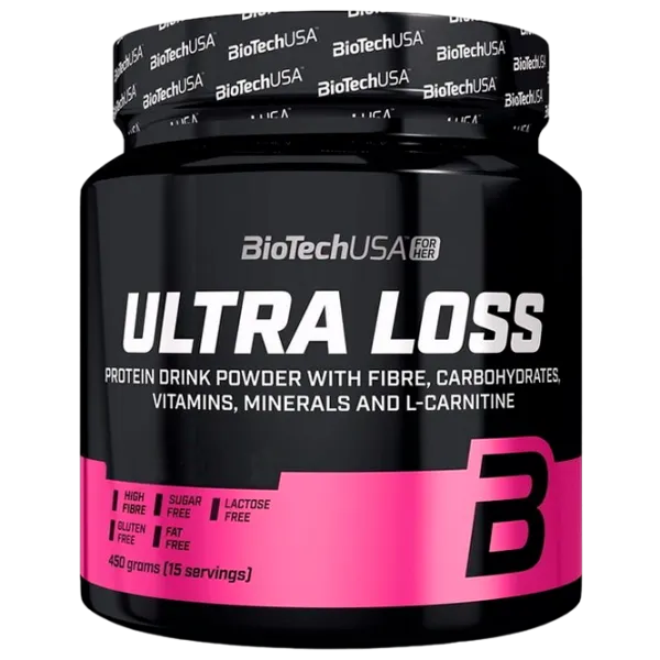 Proteină BioTechUSA Ultra Loss 450 g (5999076228003) praf/ Сăpșuni photo 1 Proteină BioTechUSA Ultra Loss 450 g (5999076228003) praf/ Сăpșuni photo 1