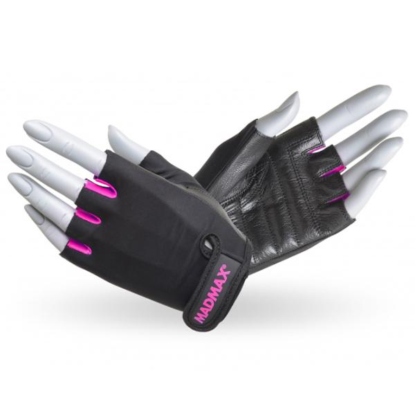 Фитнес-перчатки Mad Max RAINBOW BLACK/ NEON PINK XS photo 1