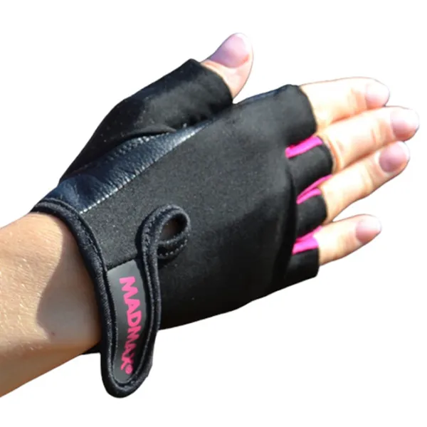 Фитнес-перчатки Mad Max RAINBOW BLACK/ NEON PINK XS photo 2