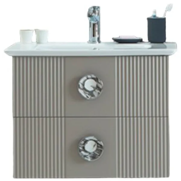 Seturi mobilă de baie Martat Vanity 70 MDF/ Gray photo 1