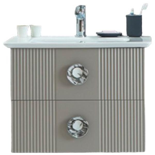 Seturi mobilă de baie Martat Vanity 70 MDF/ Gray photo 1