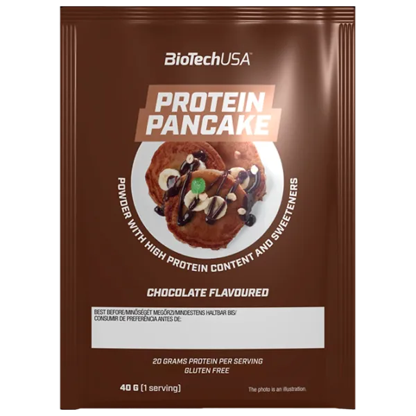Proteină BioTechUSA Protein Pancake 40 g (5999076219308) praf/ Ciocolată photo 1 Proteină BioTechUSA Protein Pancake 40 g (5999076219308) praf/ Ciocolată photo 1