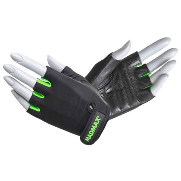 Фитнес-перчатки Mad Max RAINBOW BLACK/ NEON GREEN S photo 1 Фитнес-перчатки Mad Max RAINBOW BLACK/ NEON GREEN S photo 1