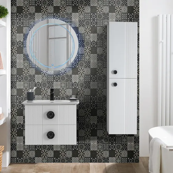 Seturi mobilă de baie Martat Vanity 70 MDF/ White photo 2