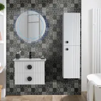Seturi mobilă de baie Martat Vanity 70 MDF/ White photo 2