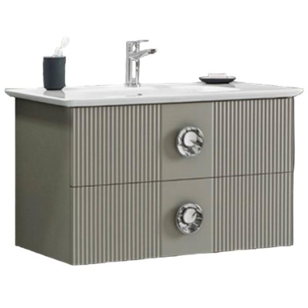 Наборы мебели для ванной комнаты Martat Vanity 90 МДФ/ Серый photo 1