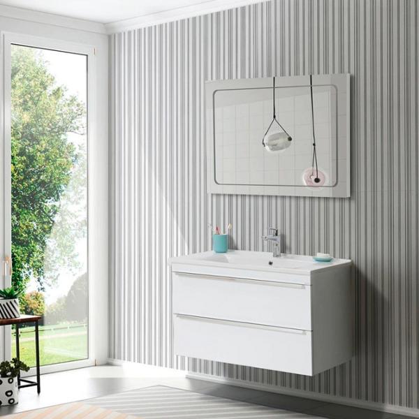 Seturi mobilă de baie Martat Vesta 100 MDF/ White photo 2