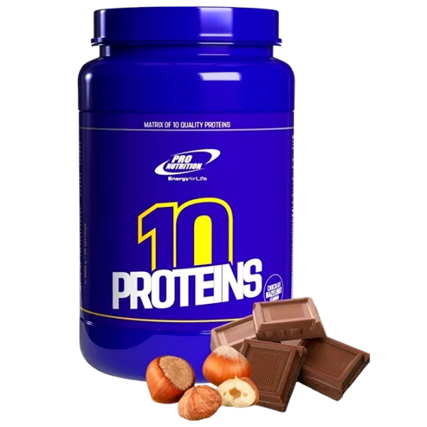 Proteină Pro Nutrition Powder 10 Proteins 1000 g (pn0202) praf/ Ciocolată , Alune photo 1 Proteină Pro Nutrition Powder 10 Proteins 1000 g (pn0202) praf/ Ciocolată , Alune photo 1