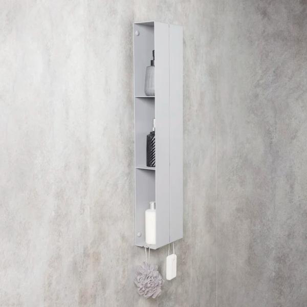 Полка для ванной Daske Shelf-Organizer Sensey Алюминий/ Grey Mono photo 6