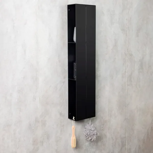 Raft pentru baie Daske Shelf-Organizer Sensey Aluminiu/ Black Mono photo 2 Raft pentru baie Daske Shelf-Organizer Sensey Aluminiu/ Black Mono photo 2