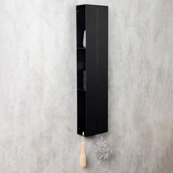 Raft pentru baie Daske Shelf-Organizer Sensey Aluminiu/ Black Mono photo 2 Raft pentru baie Daske Shelf-Organizer Sensey Aluminiu/ Black Mono photo 2