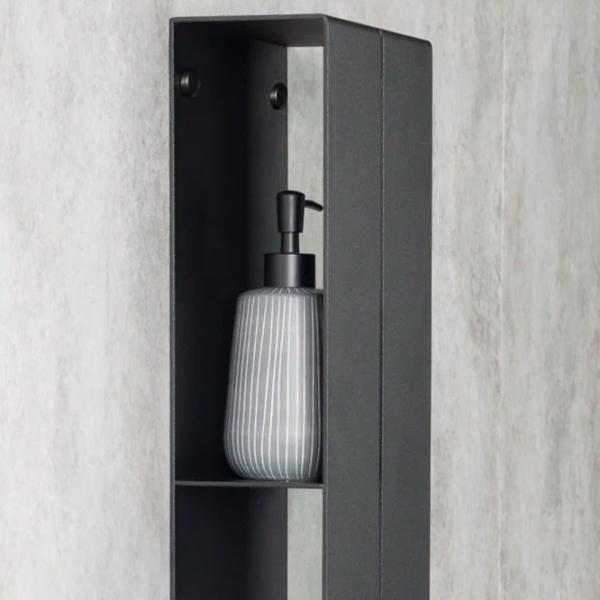 Raft pentru baie Daske Shelf-Organizer Sensey Aluminiu/ Black Mono photo 8 Raft pentru baie Daske Shelf-Organizer Sensey Aluminiu/ Black Mono photo 8