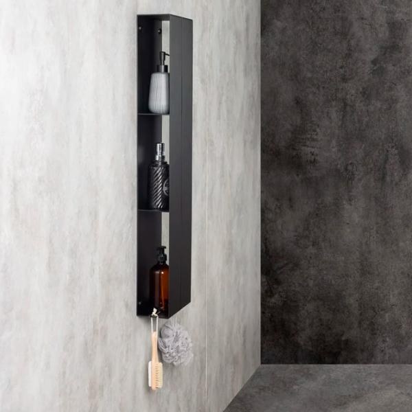 Raft pentru baie Daske Shelf-Organizer Sensey Aluminiu/ Black Mono photo 9 Raft pentru baie Daske Shelf-Organizer Sensey Aluminiu/ Black Mono photo 9