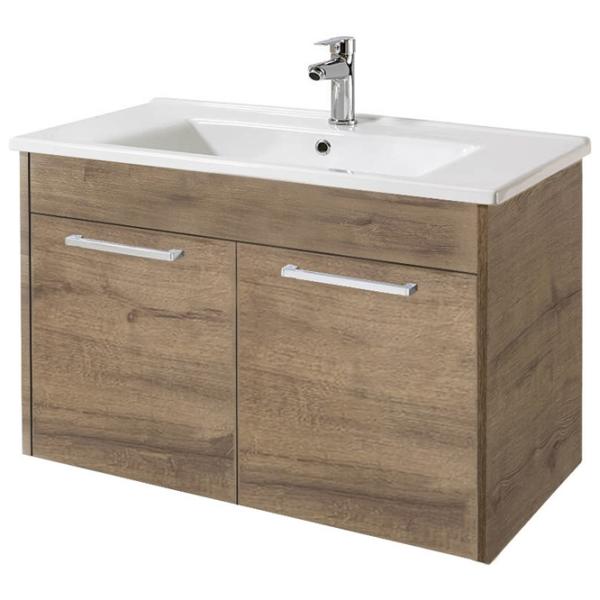 Seturi mobilă de baie Martat Sofia 85 MDF/ Brown photo 1