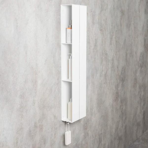 Полка для ванной Daske Shelf-Organizer Sensey Алюминий/ White Mono photo 3