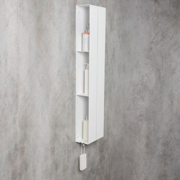 Полка для ванной Daske Shelf-Organizer Sensey Алюминий/ White Mono photo 7