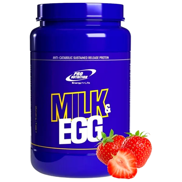 Proteină Pro Nutrition Protein Powder Milk & Egg 900 g (pn0246) praf/ Сăpșuni photo 1 Proteină Pro Nutrition Protein Powder Milk & Egg 900 g (pn0246) praf/ Сăpșuni photo 1