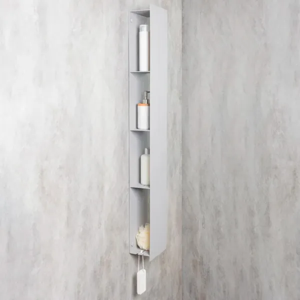 Полка для ванной Daske Shelf-Organizer Continental Max Алюминий/ Grey Mono photo 5