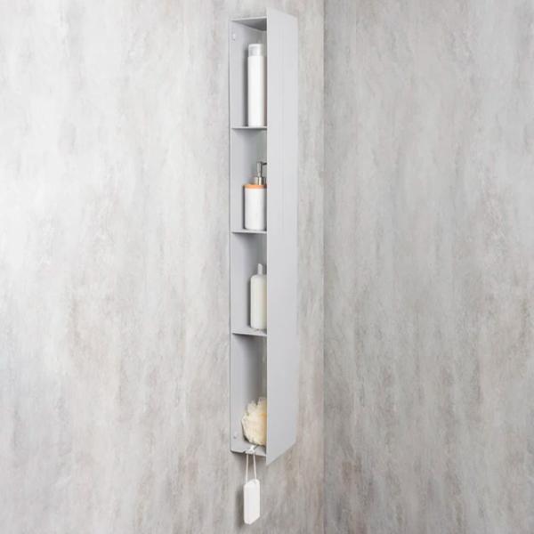 Полка для ванной Daske Shelf-Organizer Continental Max Алюминий/ Grey Mono photo 5