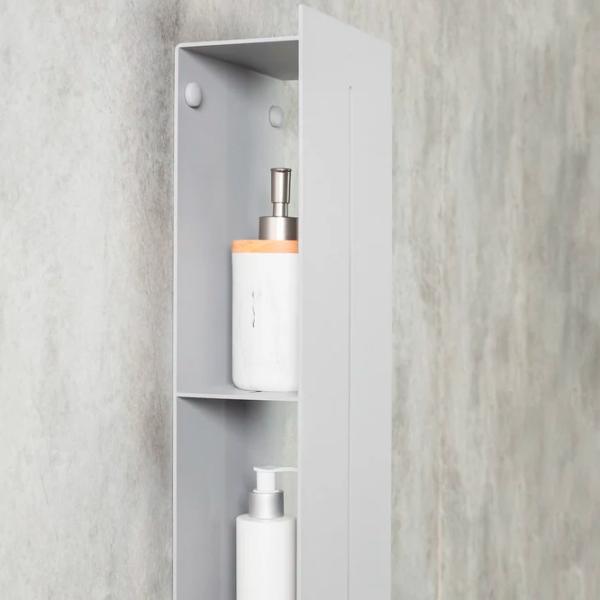 Полка для ванной Daske Shelf-Organizer Continental Max Алюминий/ Grey Mono photo 9