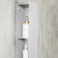 Raft pentru baie Daske Shelf-Organizer Continental Max Aluminiu/ Grey Mono photo 9