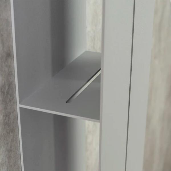 Полка для ванной Daske Shelf-Organizer Continental Max Алюминий/ Grey Mono photo 11