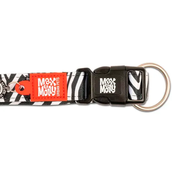 Чокер Max & Molly Smart ID Zebra для собаки/ XS photo 4 Чокер Max & Molly Smart ID Zebra для собаки/ XS photo 4