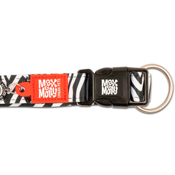 Чокер Max & Molly Smart ID Zebra для собаки/ XS photo 4 Чокер Max & Molly Smart ID Zebra для собаки/ XS photo 4