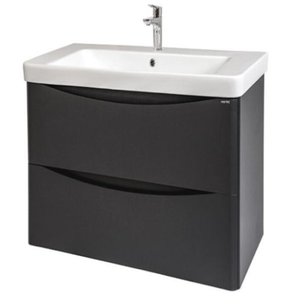 Наборы мебели для ванной комнаты Martat Zen 60 МДФ/ Antracit photo 1
