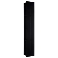 Полка для ванной Daske Shelf-Organizer Continental Max Алюминий/ Black Mono