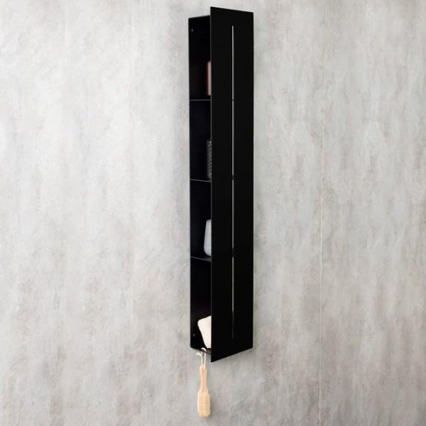 Полка для ванной Daske Shelf-Organizer Continental Max Алюминий/ Black Mono photo 2