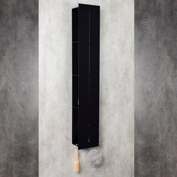 Полка для ванной Daske Shelf-Organizer Continental Max Алюминий/ Black Mono photo 3